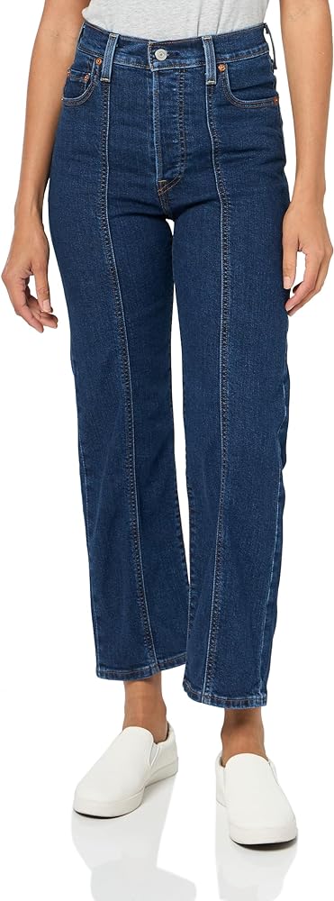 Levi's Women's Ribcage Straight Ankle Seamed Jeans (Also Available in Plus)