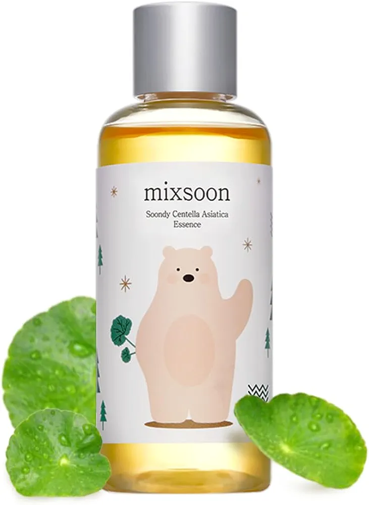 mixsoon Soondy Centella Asiatica Essence,CICA Extract, Soothe Sensitive and Irritated Skin,Korean Skin Care, 3.38 fl oz/ 100ml