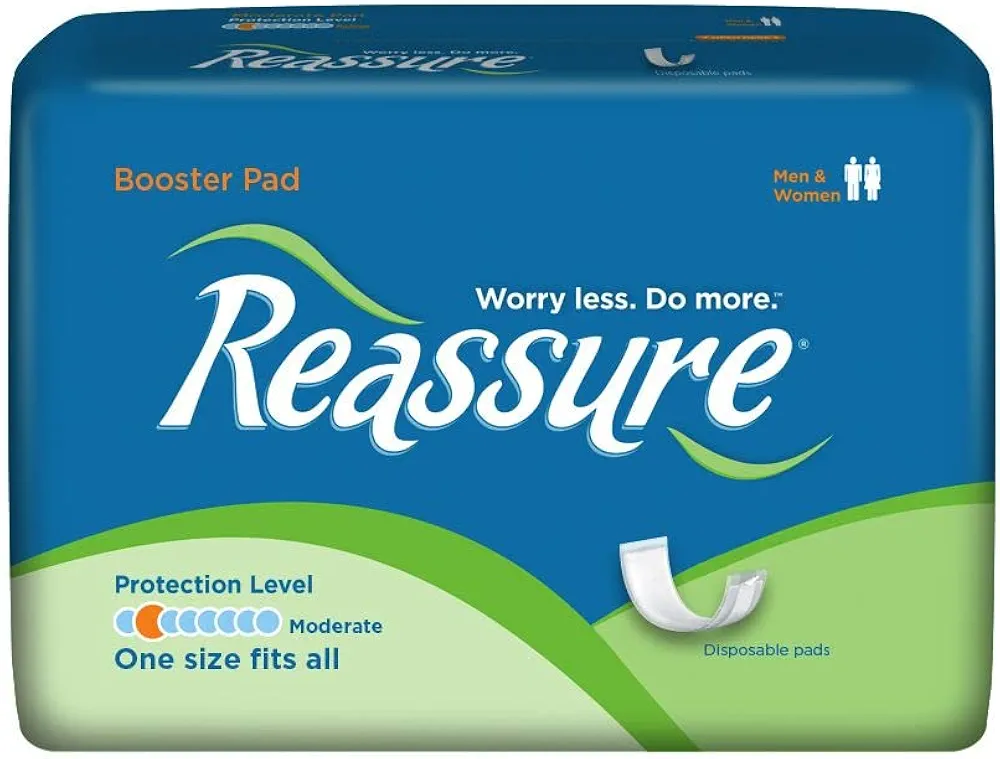 Reassure Booster Pads, Moderate - 50 per Bag