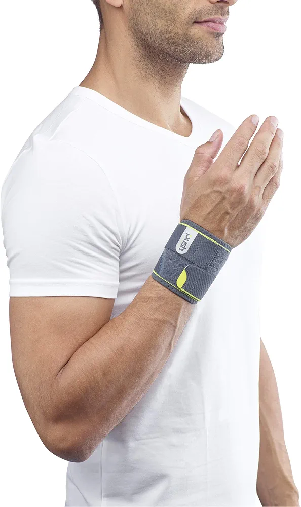 Push Sports Wrist Support Brace for Sports & Athletics - Relieve Pain from Tendonitis, Sports Fractures (Left) - Wrist Support Weight Lifting, Wrist Support Brace, Wrist Brace for Weightlifting