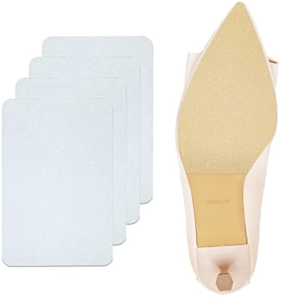 Sole Protector and Red Bottom Protectors,Crystal Clear Shoe Sole Protector, Sole Covers,Shoe Bottom Protector,Bottom Shoe Protector,Sole Protector for Heels- 2 Pairs （6.0"×4.0",Clear）