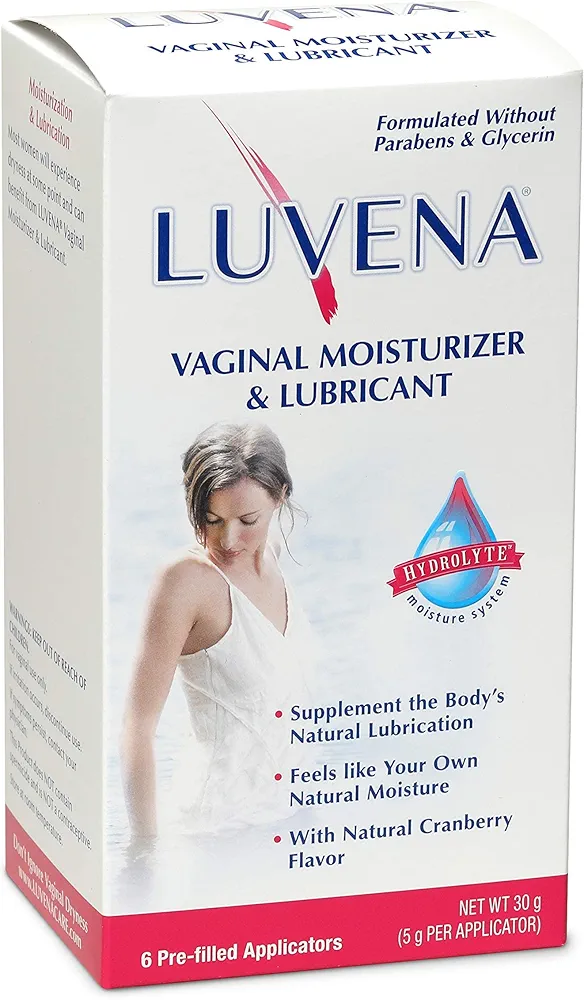 LUVENA Moisturizer - Intimate Moisturizer & Dryness Relief for Women - Feminine Moisturizer Relieves Dryness Symptoms - Menopause Support - (1 Pack)