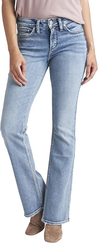 Silver Jeans Co. Women's Suki Mid Rise Bootcut Jeans