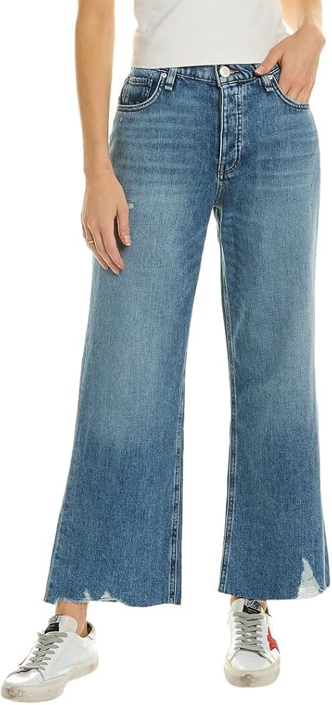 HUDSON Women's Rosie High Rise Wide Leg Ankle Jean