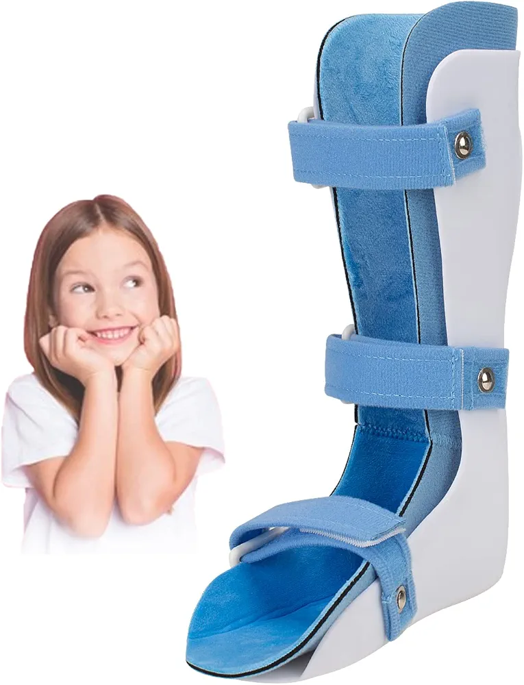 GHORTHOUD Kids AFO Drop Foot Brace for Child Toddler Ankle Foot Orthosis Pediatric Afo Night Splint Walking with Shoes or Sleeping Othopedic Drop Foot Support for Children (Medium-Left)