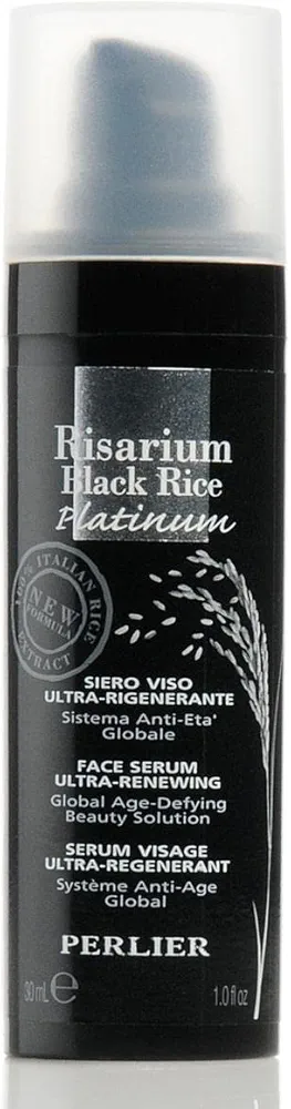 Perlier Black Rice Platinum Face Ultra Renewing Serum, 1 fl. oz.