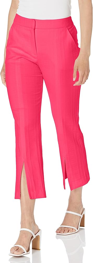 Trina Turk Women's Front Slit Cropped Pant