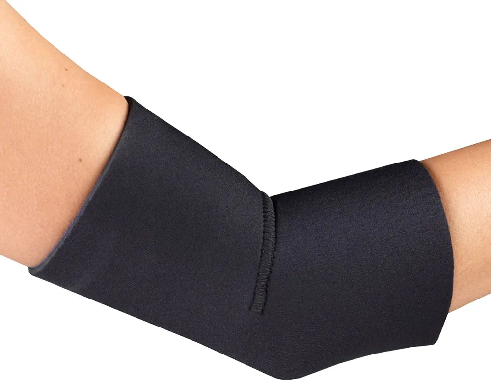 Elbow Support Neoprene Sleeve, Black, Medium