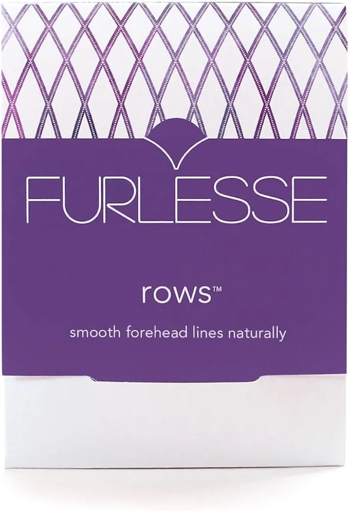 Furlesse Rows Wrinkle Patches, Overnight Forehead Wrinkle Patches for Fine Horizontal Lines, Non-Invasive Anti-Wrinkle Patches, Anti-Aging Skincare, 30 Patches, 30-Day Use