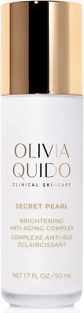 OLIVIA QUIDO Skincare Secret Pearl 50 mL, Brightening and Anti-Aging Complex, Corrects Dark Spots and Hyperpigmentation, Evens Skin Tone, Smoothens Fine Lines and Wrinkles