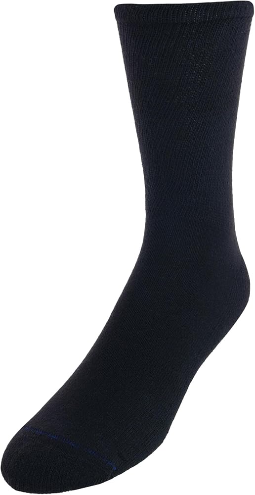 Dr. Scholl's Men's Diabetic & Circulatory Crew Work Socks (4 Pair Pack)