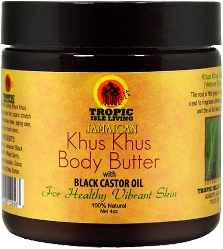 Tropic Isle Living Jamaican Khus Khus Body Butter 4 oz