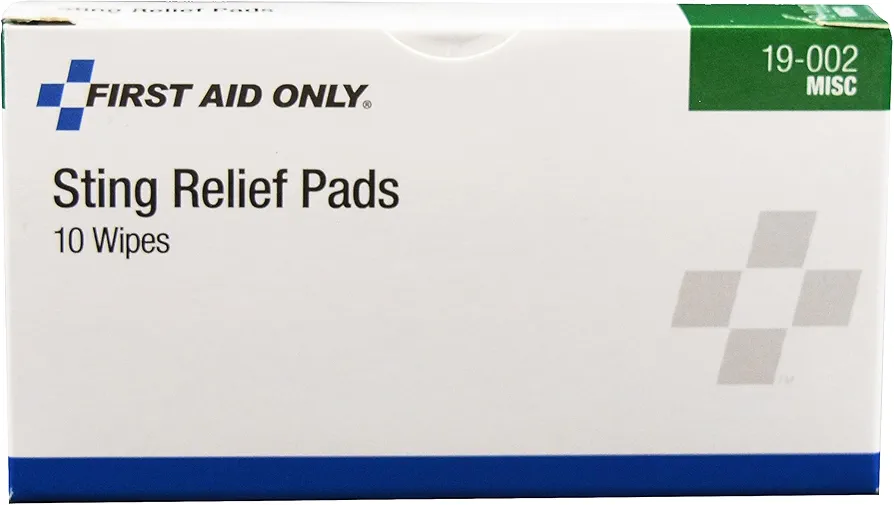 Sting Relief Pads (Box of 10)