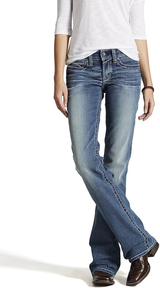 ARIAT Women's R.e.a.l Mid Rise Boot Cut Jean