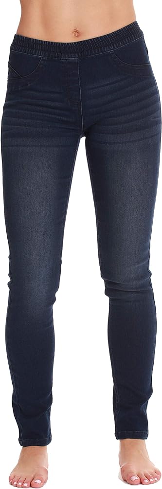 Just Love Denim Jeggings for Women with Pockets Comfortable Stretch Jeans Leggings