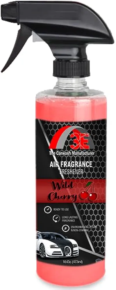 3E Air Freshener Super Cherry Scent and Odor Eliminator Premium Smell Fragrance Premium Smell, and Odor Eliminator, 16 oz Made in the USA