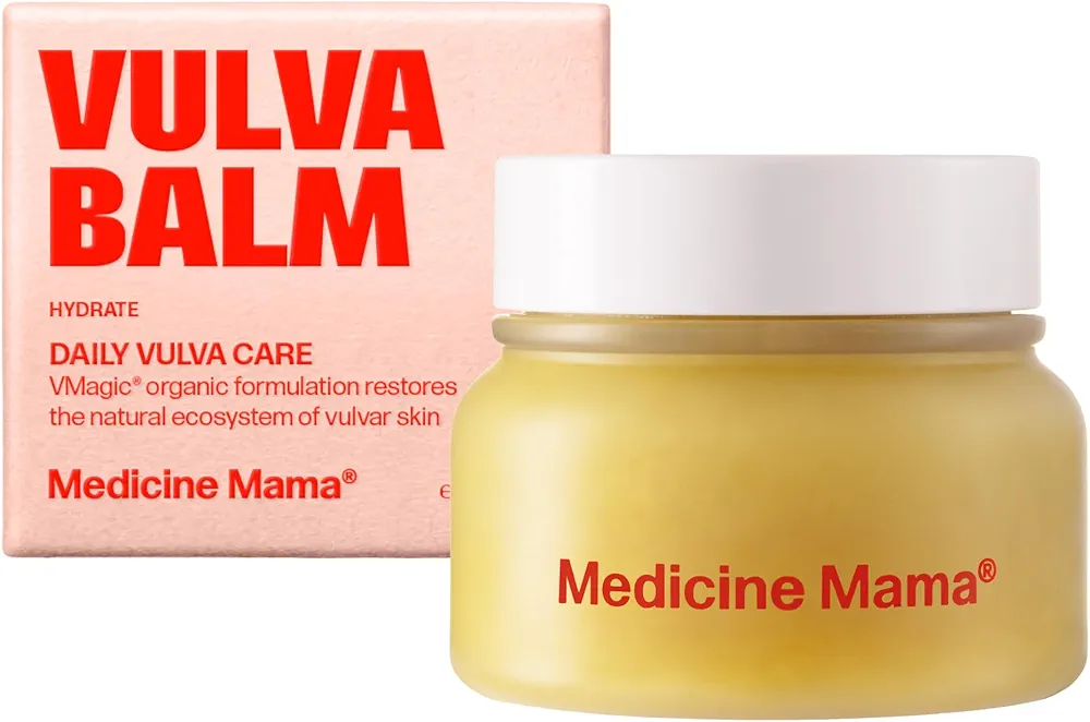 VMAGIC by Medicine Mama Organic Vulva Balm – Intimate Skin Care, Menopause Support – Relieves Feminine Dryness, Itching & Irritation – Hormone Free, Vaginal Moisturizer for Women – 2 oz