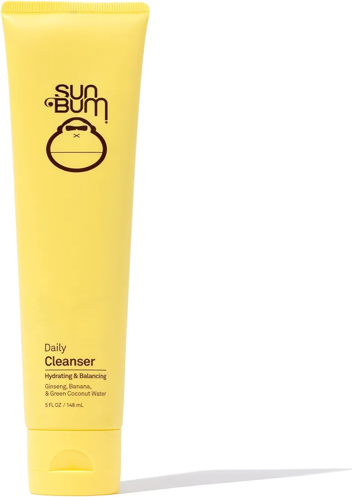 Sun Bum Skin Care Daily Facial Cleanser | Vegan and Cruelty Free Face Wash for Daily Use | 5 oz