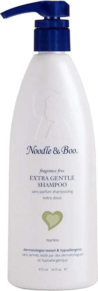 Noodle & Boo Fragrance Free Extra Gentle Shampoo for Baby Eczema Care, 16 fl. oz.