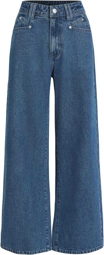 CIDER Denim High Waist Wide Leg Jeans