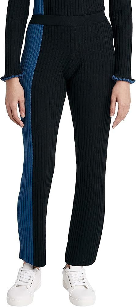 BCBGeneration Women's Skinny Sweater Pant with Color Block Stripe