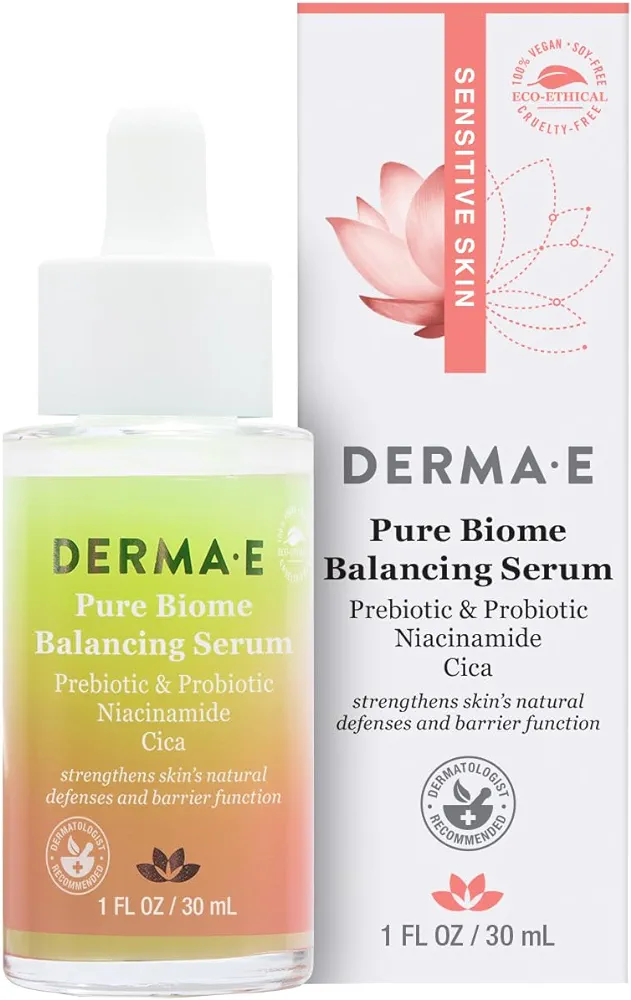 DERMA E, Pure Biome Balancing Serum, 30 ml (1 fl.oz)