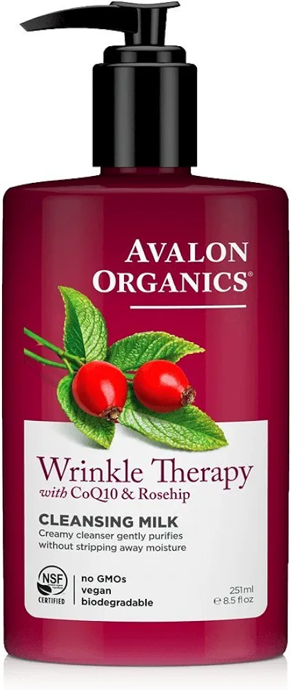 Avalon Organics CoQ10 Facial Cleansing Milk - 8.5 fl oz (Pack of 2)