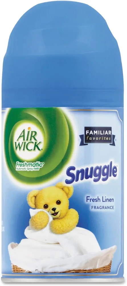 Air Wick 82314 Freshmatic Ultra Automatic Spray Refill, Snuggle Fresh Linen, Aerosol, 6.17 oz