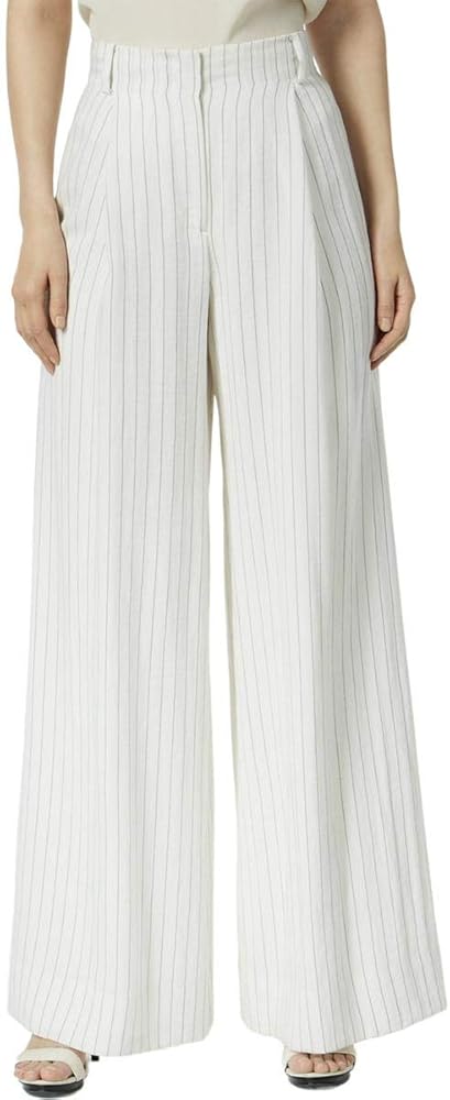 RACHEL ZOE Womens Striped Casual Wide Leg Pants