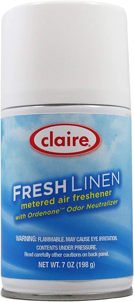 Claire Manufacturing Fresh Linen Air Freshener & Deodorizer, Hazy, 7 Oz