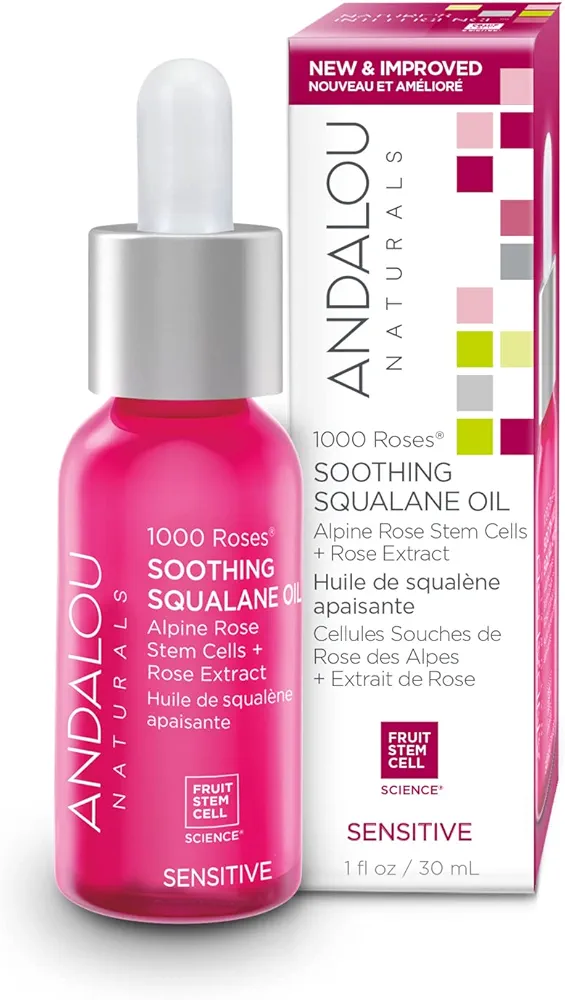 Andalou Naturals 1000 ROSES® Soothing Squalane Oil