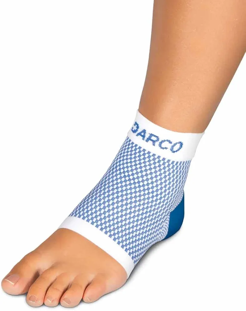 DCS Plantar Fasciitis Sleeve, X-Large, White/Blue