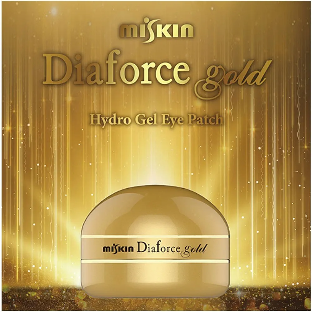 [made in korea] MISKIN Diaforce 60 sheets Gold & Diamond Hydro-Gel Eye Patch eye mask by miskin