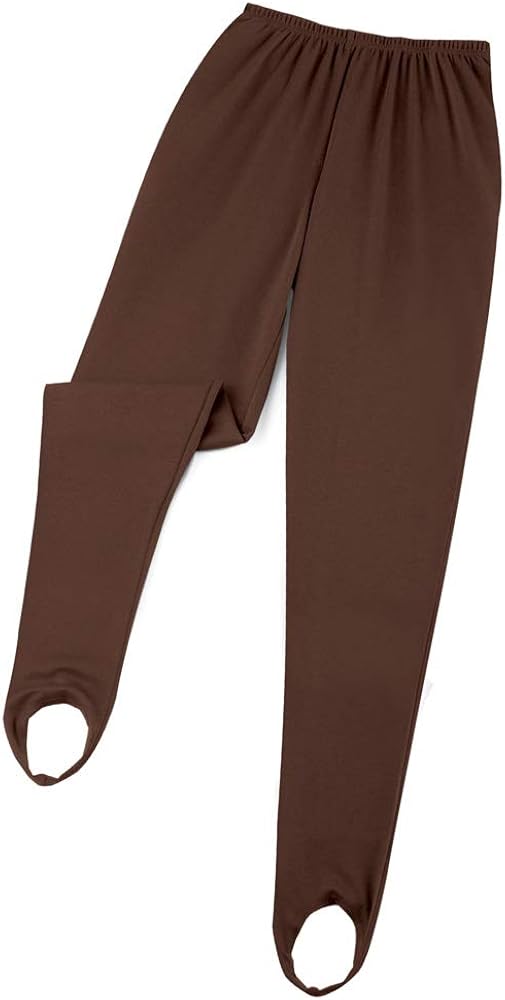 Collections Etc Classic Tapered Leg Stirrup Pants