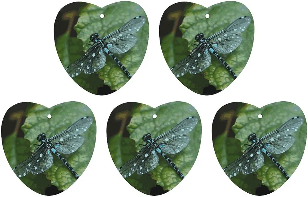 5 Pcs Car Air Fresheners Hanging Air Freshener Blue Dragonfly Hanging Scented Cards Fragrance Scented Cards for Car Car Aromatherapy Tablets for Car