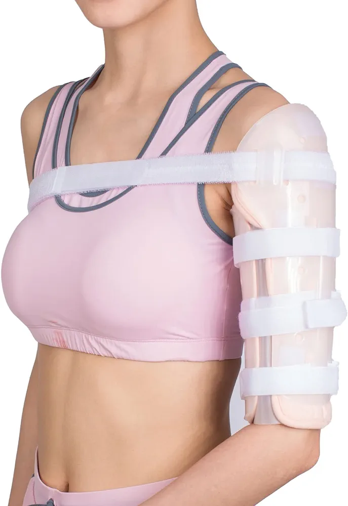 GHORTHOUD Humeral Shaft Fracture Splint Lightweight and Breathable Humeral Fracture Brace for Upper Arm, Shoulder, Left/Right Arm, Long-Bone Humerus Fracture for Men and Women（Small）