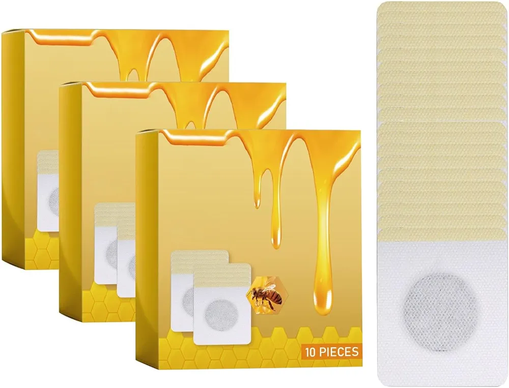 Bee Venom Patches,Bee Patches, Bee Venom Patches for Women & Men,(3 Box/30 Pcs)