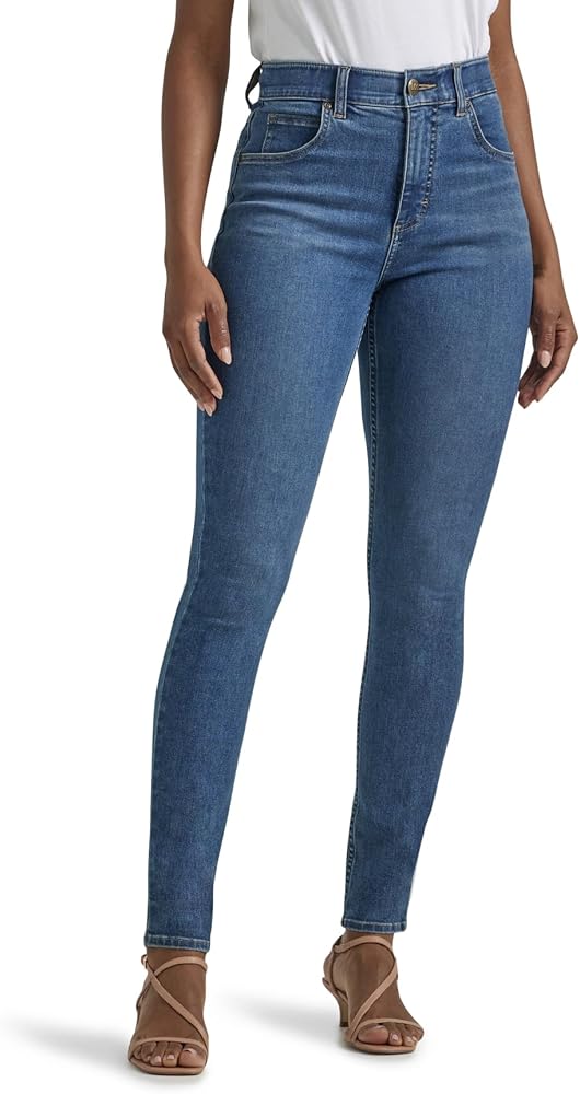 Lee Women's Ultra Lux Comfort with Flex Motion High Rise Skinny Jean