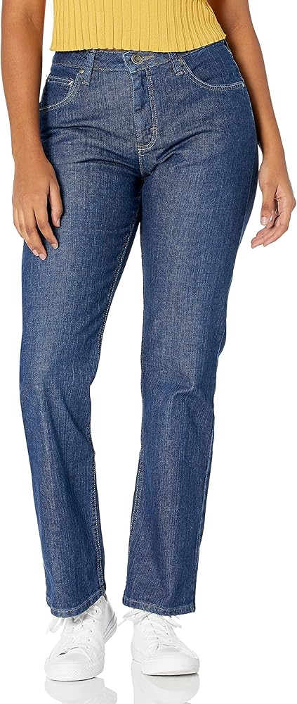 Riders by Lee Indigo womens Relaxed Fit Straight Leg Jean