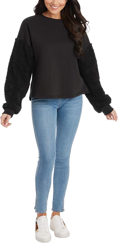 Mud Pie Women's Layla Sherpa Sweatshirt