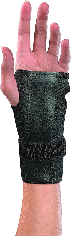 WRIST BRACE W/SPLINT, BLACK, OSFM (EA)