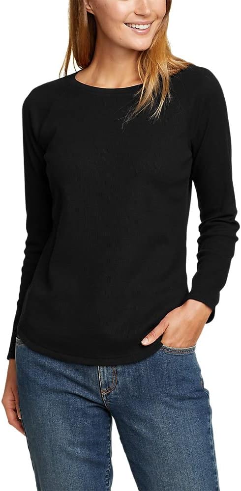 Eddie Bauer Women's Thermal Raglan Long-Sleeve Crew