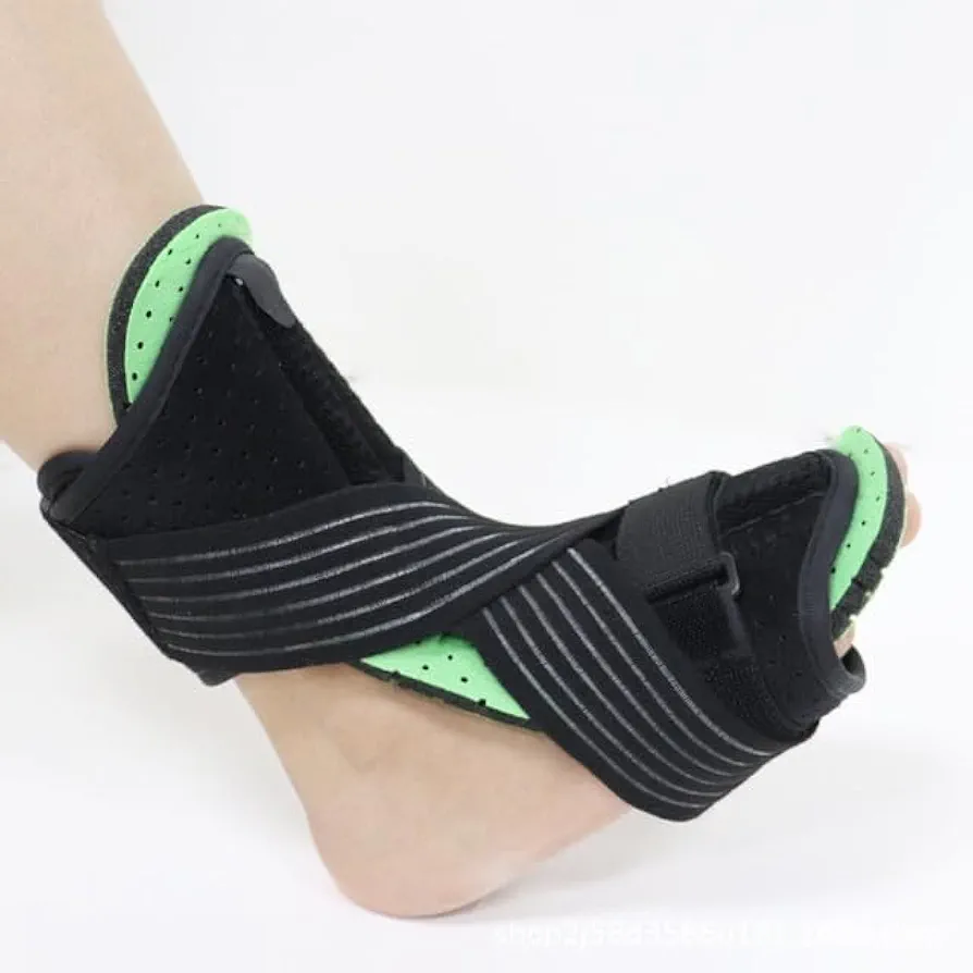 Occus Foot Fascia Sprain Prevention Ankle Fixation Brace Night Splint Ankle Fixation Brace Brace Foot Drop - (Color: Green, Specification: Average code)