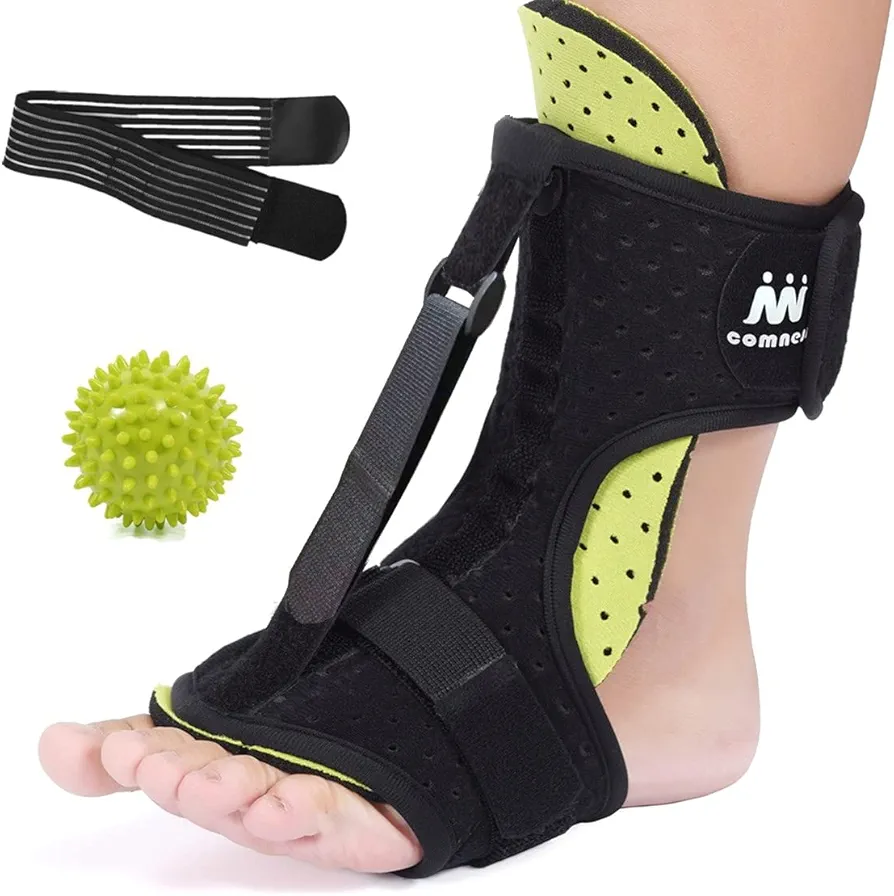 Night Splint for Plantar Fasciitis Relief, Adjustable Foot Brace, Ankle, Heel, Foot Drop Support, Arch Pain Relief For Women & Men