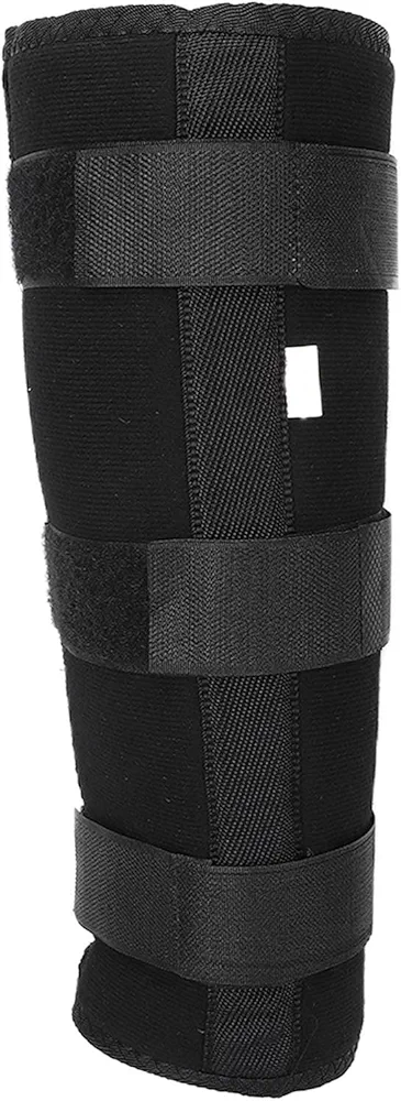 Dioche Calf Brace Adjustable Shin Splint Support Lower Leg Wrap Calf Fixed Stabilizer Splint and Fibula Protector Shank Fracture Fixation Strap for Men Women(M)