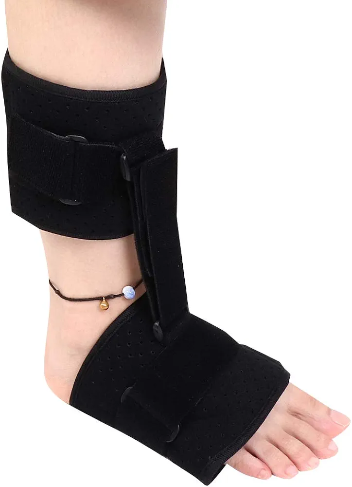 Foot Drop Ankle Orthotic Brace Fixing Strap Splint Fracture Sprain Injury Support Wrap