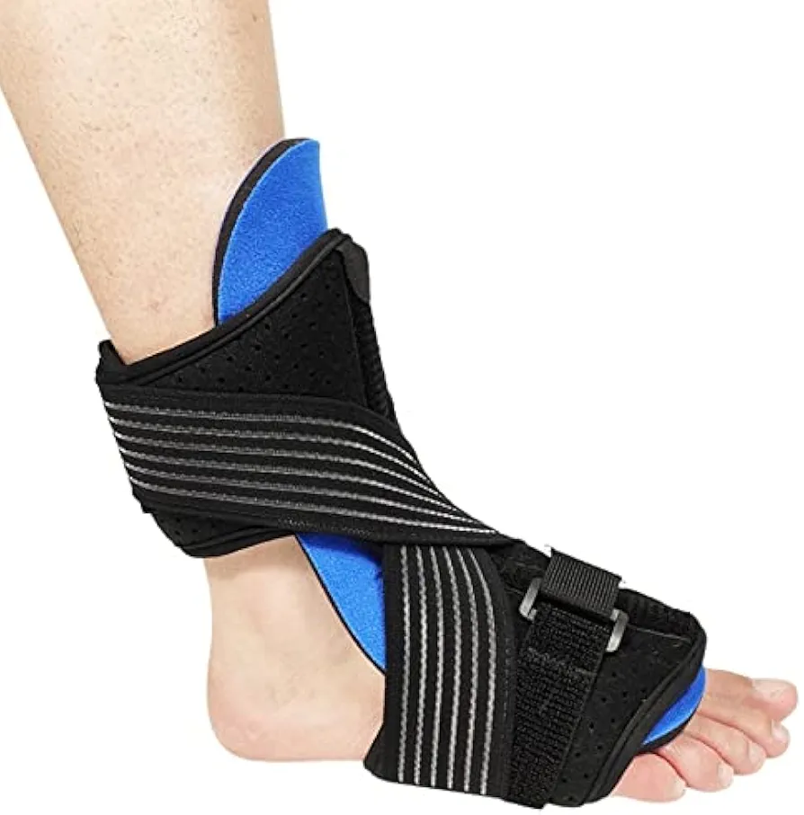 Outdoor Sports Ankle Splint Wrap Orthosis Stabilizer Plantar Fasciitis Dorsal Ankle Brace Foot Drop (Color : B)