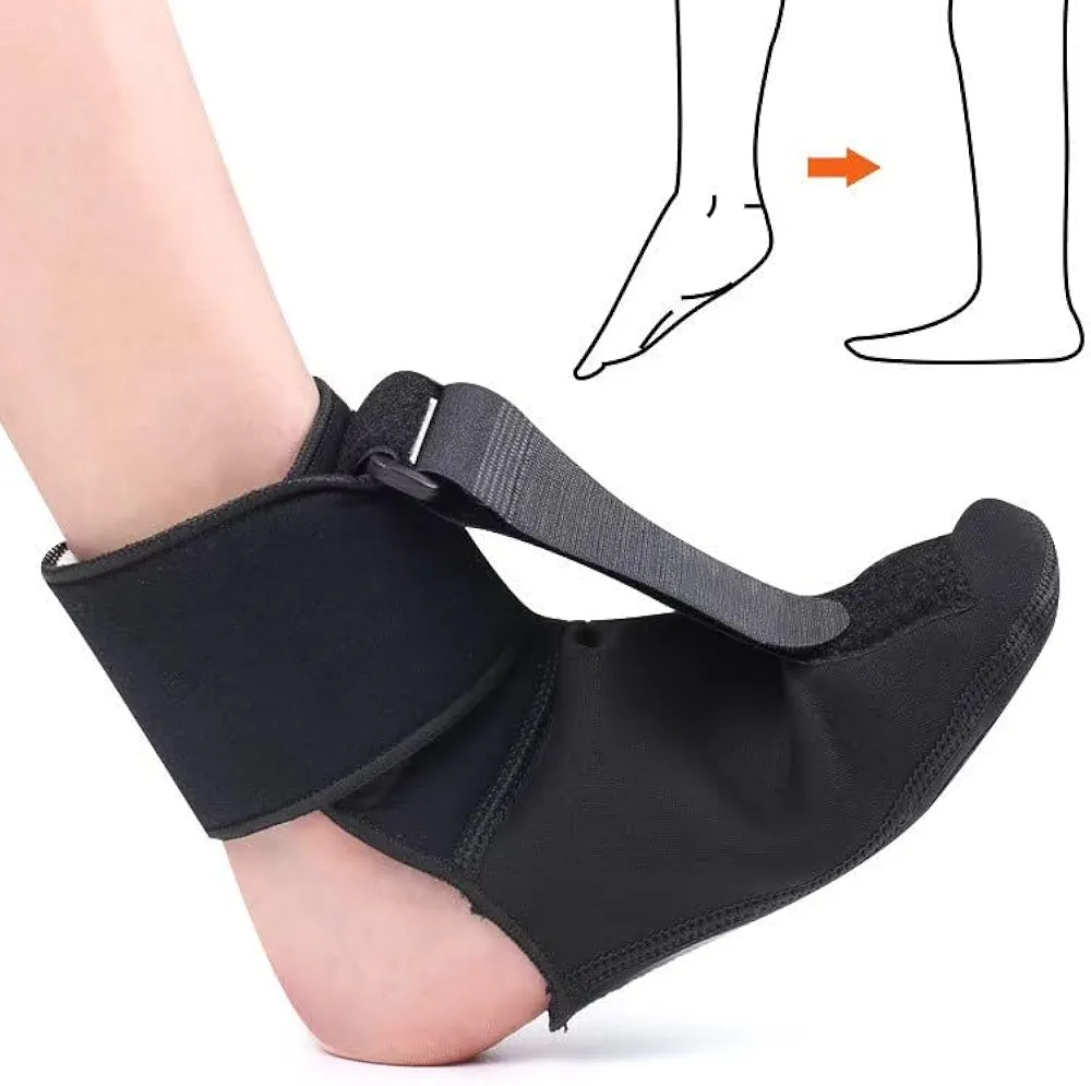 Plantar Fasciitis Night Splint: Plantar Fasciitis Brace with Massage Ball for Pain Relief Caused by Plantar Fasciitis Achilles Tendonitis Foot Drop Flat Arch Heel Spur