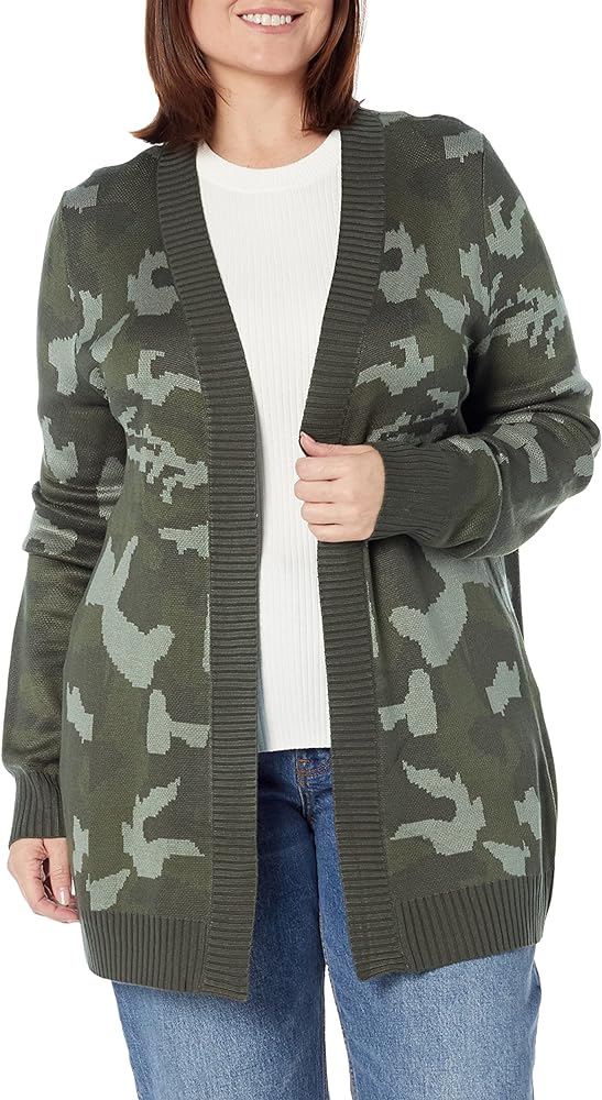 Avenue Women's Plus Size Cardi Ll Print