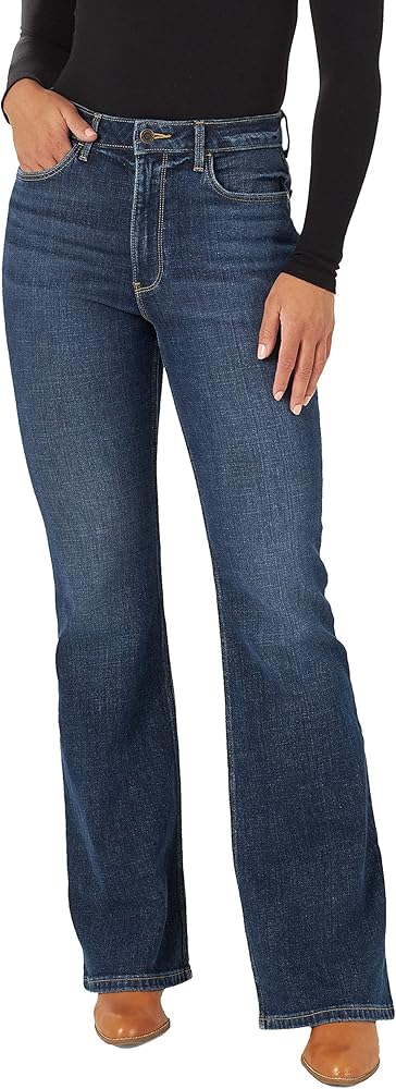 Wrangler Women's High Waisted Fierce Flare Jean